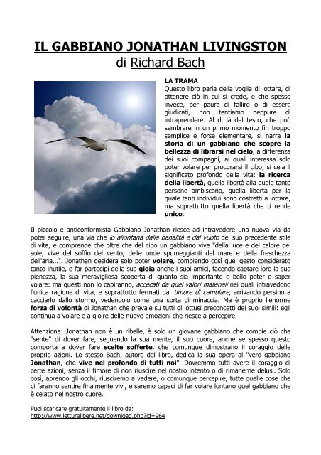 IL GABBIANO JONATHAN LIVINGSTON SCARICA
