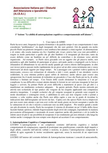 Associazione Italiana per i Disturbi dell'Attenzione e Iperattività - Aidai