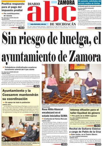 ZAMORA - Diario ABC de Michoacán