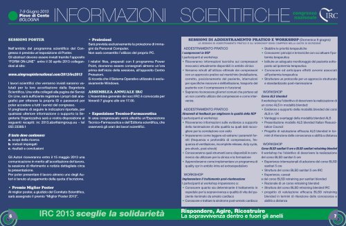 programma preliminare - I.R.C. Italian Resuscitation Council