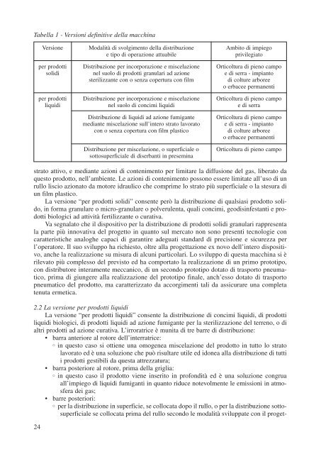 III Programma di sperimentazione di macchine agricole ... - Enama