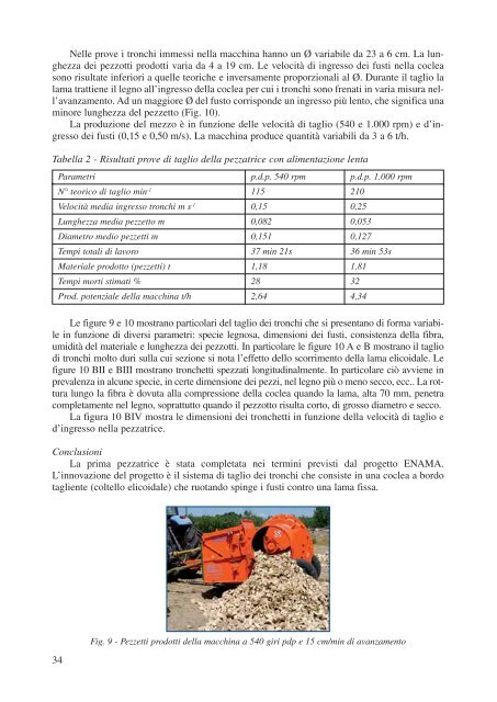 III Programma di sperimentazione di macchine agricole ... - Enama