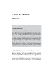 LA «CITTÀ» NELLE MONTAGNE - Accademia di architettura