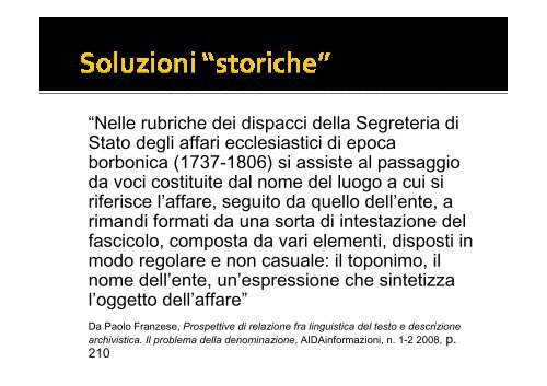 archivist - Sistema Archivistico nazionale