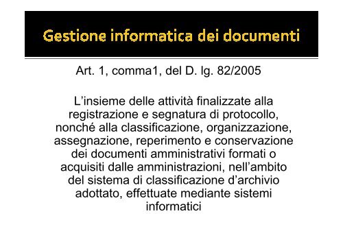 archivist - Sistema Archivistico nazionale