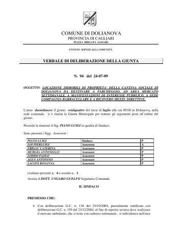 COMUNE DI DOLIANOVA