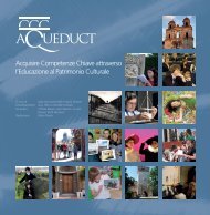 Acquisire Competenze Chiave attraverso l'Educazione al ... - Aqueduct