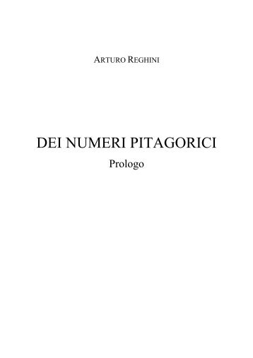 DEI NUMERI PITAGORICI - La Melagrana