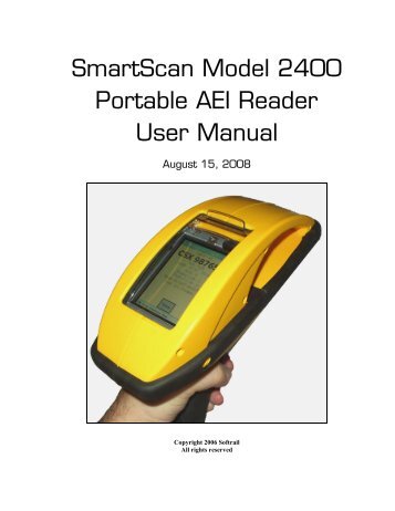 SmartScan Model 2400 Portable AEI Reader - Signal Computer ...