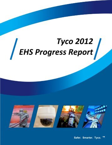 Environmental Health and Saftey Annual Progress Report - Tyco