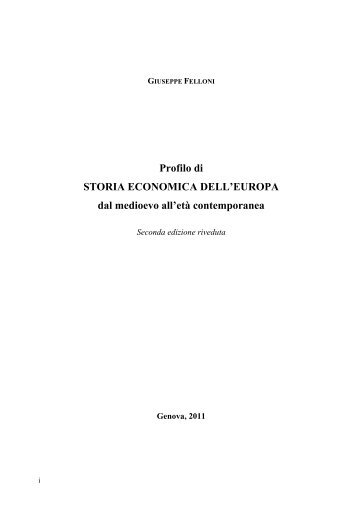 Profilo di storia economica.pdf - Giuseppe Felloni
