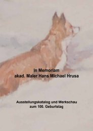 Akad. Maler HANS MICHAEL HRUSA - Universitätsbibliothek der ...