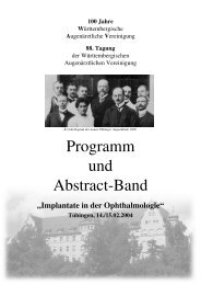 Programm und Abstract-Band - Universität Tübingen