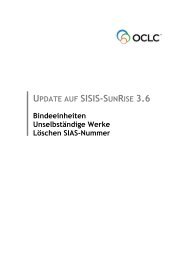 UPDATE AUF SISIS-SUNRISE 3.6 Bindeeinheiten Unselbständige ...