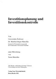 Investitionsplanung und - Universitäts- und Stadtbibliothek Köln