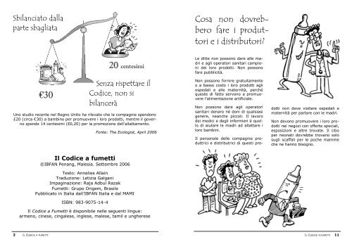 Il Codice a Fumetti - Ibfan Italia