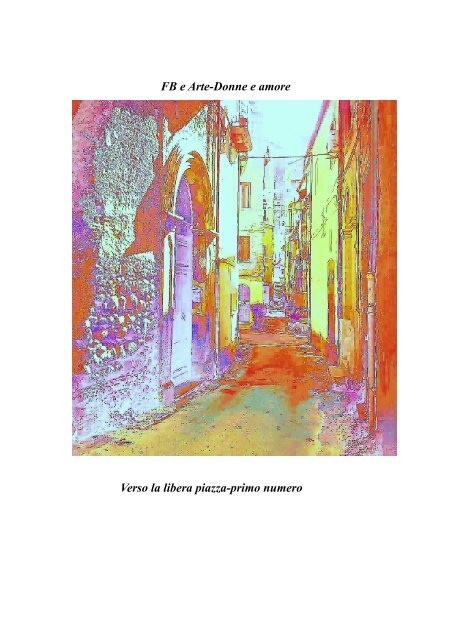 Dany Blasi Rivista e-book Fb e arte Verso la libera piazza