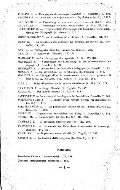 La filosofia di - Dipartimenti - Università Cattolica del Sacro Cuore