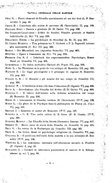 La filosofia di - Dipartimenti - Università Cattolica del Sacro Cuore