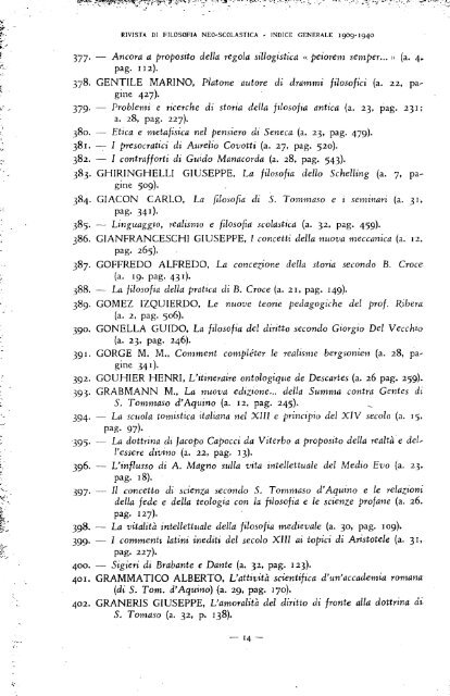 La filosofia di - Dipartimenti - Università Cattolica del Sacro Cuore