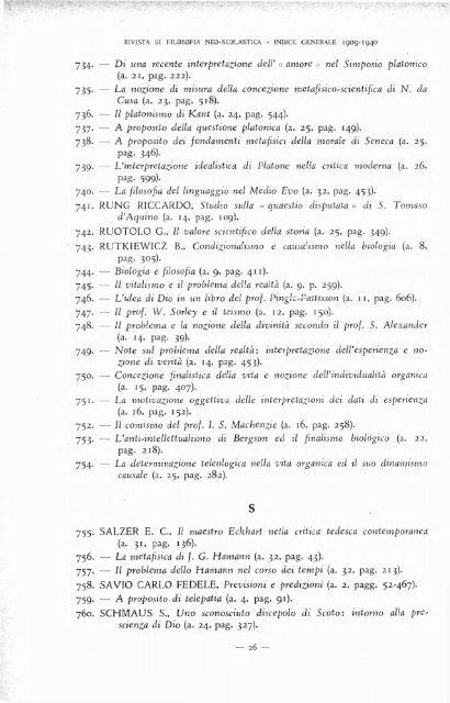 La filosofia di - Dipartimenti - Università Cattolica del Sacro Cuore