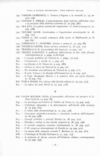 La filosofia di - Dipartimenti - Università Cattolica del Sacro Cuore