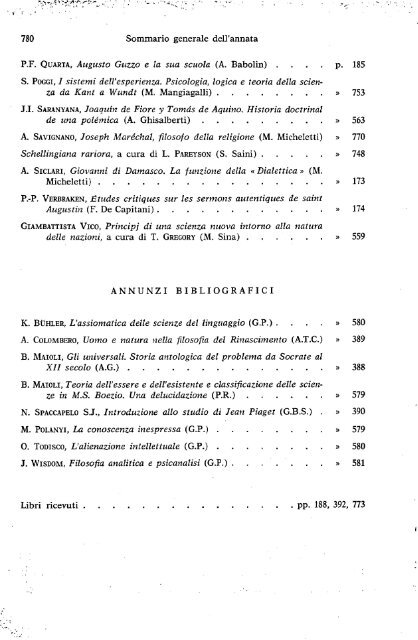 La filosofia di - Dipartimenti - Università Cattolica del Sacro Cuore