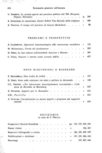 La filosofia di - Dipartimenti - Università Cattolica del Sacro Cuore