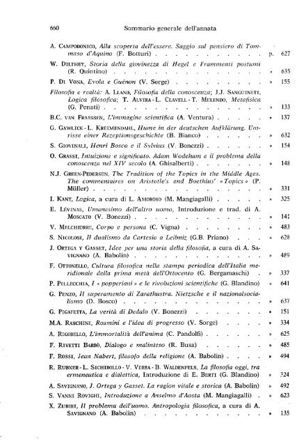 La filosofia di - Dipartimenti - Università Cattolica del Sacro Cuore