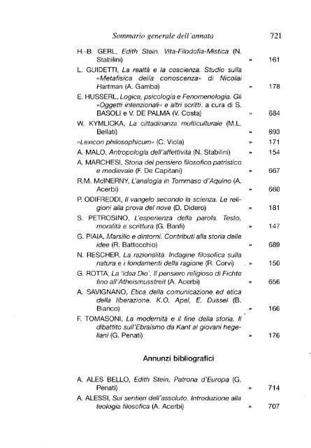 La filosofia di - Dipartimenti - Università Cattolica del Sacro Cuore