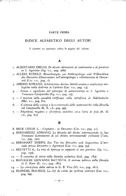 La filosofia di - Dipartimenti - Università Cattolica del Sacro Cuore