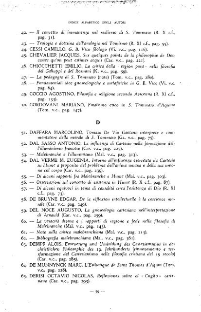 La filosofia di - Dipartimenti - Università Cattolica del Sacro Cuore