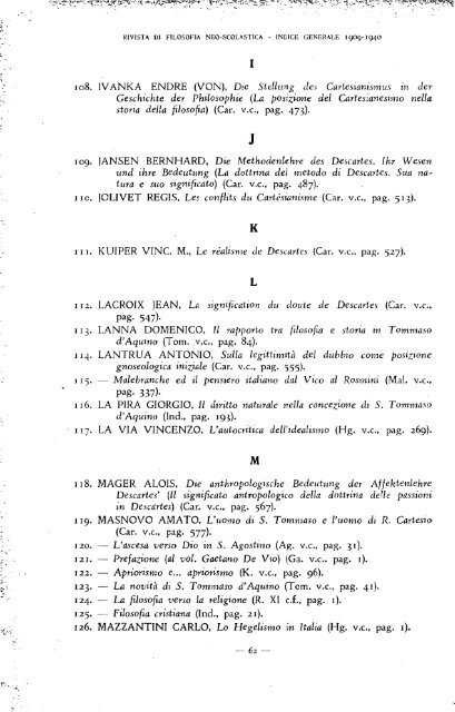 La filosofia di - Dipartimenti - Università Cattolica del Sacro Cuore