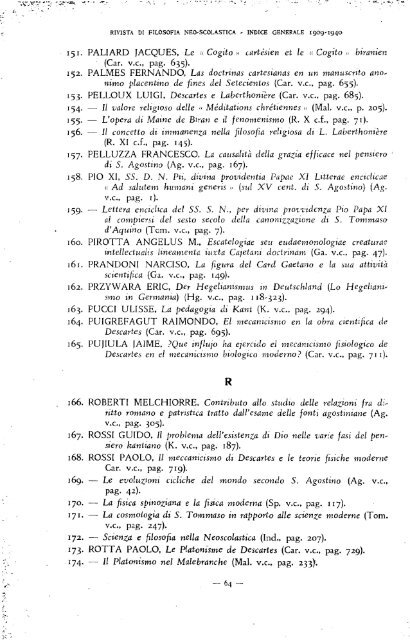 La filosofia di - Dipartimenti - Università Cattolica del Sacro Cuore