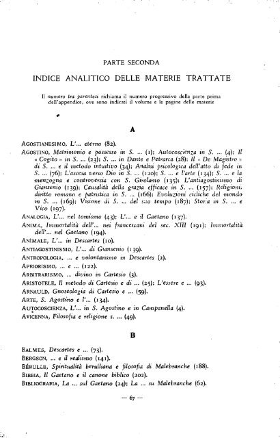 La filosofia di - Dipartimenti - Università Cattolica del Sacro Cuore