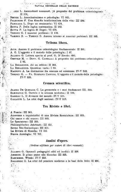 La filosofia di - Dipartimenti - Università Cattolica del Sacro Cuore