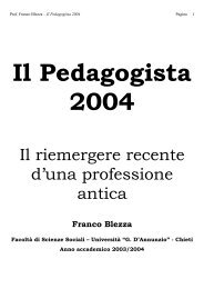 Pedagogista - Ch.unich.it