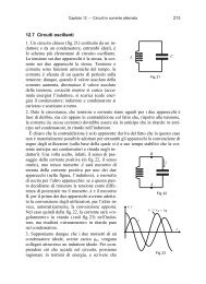 Circuiti in corrente alternata (dal cap. 12) - Giovanni Tonzig