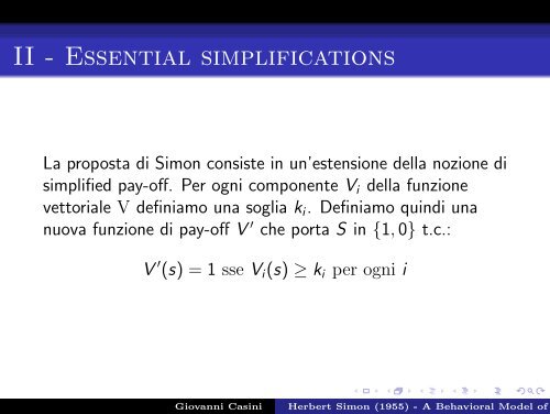 Herbert Simon (1955) - A Behavioral Model of Rational Choice