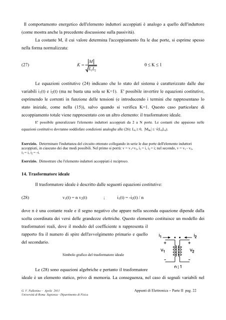 parte ii - circuiti elettrici ed elementi ideali - Fisica