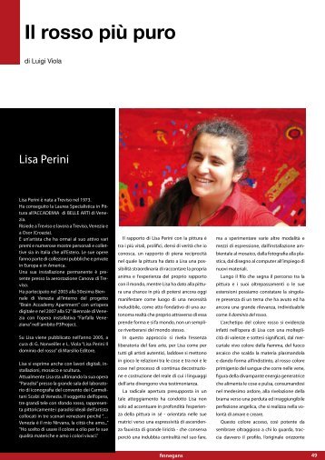 Il rosso più puro di Luigi Viola - pdf - Lisa Perini artist