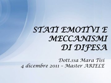 difese - ARIELE - Associazione Italiana di psicosocioanalisi