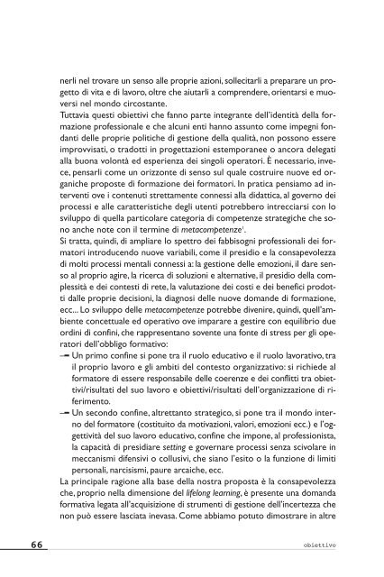 Le competenze strategiche dei formatori: verso nuovi ... - Enaip