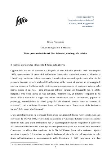 Biografia politica di Max Salvadori - Società Italiana per lo Studio ...