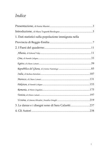 Quaderno delle Culture - Provincia di Reggio Emilia