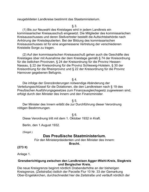 Preußische Gesetzessammlung - Deutsches Reich