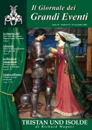 TRISTAN und ISOLDE - Il giornale dei Grandi Eventi