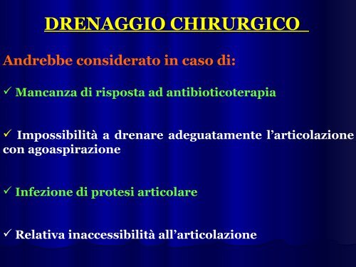 artriti infettive - Medicina e Chirurgia - Università degli Studi di Firenze