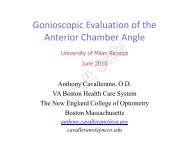 Gonioscopic Evaluation of the Anterior Chamber Angle