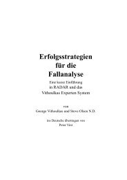 Erfolgsstrategien für die Fallanalyse - Unternehmensberatung ...